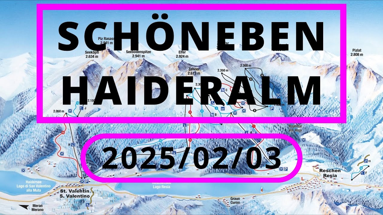(IT) Schöneben/Haideralm | COMPILATION | (almost) ALL LIFTS | 2025/02/03