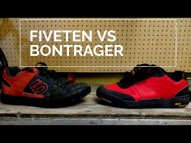 FiveTen Freerider Vs Bontrager Flatline MTB Shoes - YouTube