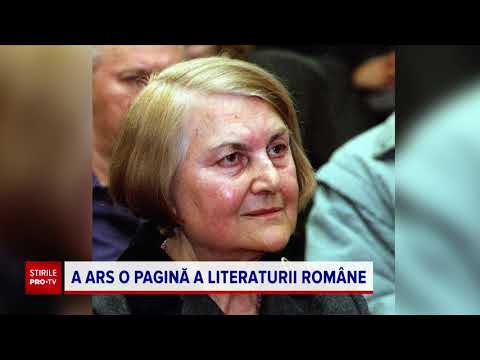 Scriitoarea Ileana Vulpescu, autoarea romanului „Arta conversaţiei” s-a stins la 89 de ani