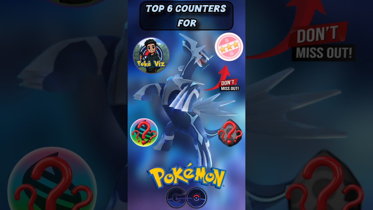 🎯 Top 6 must have counters for Dialga‼️ in 
