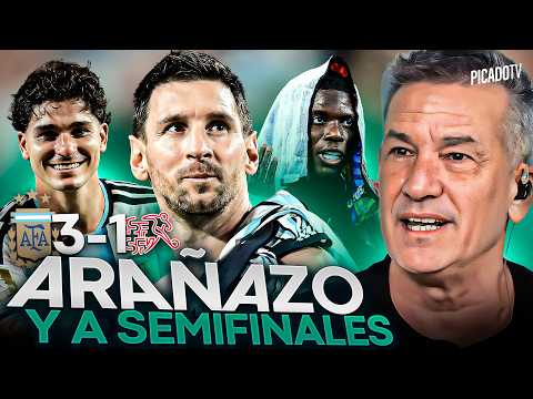 DIEGO DÍAZ REACCIONA EMOCIONADO AL TRIUNFO DE ARGENTINA vs SUIZA y ESPERA POR INGLATERRA