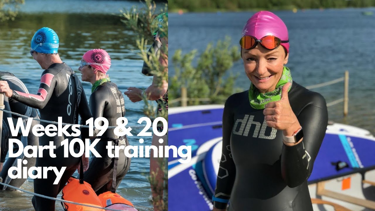 Weeks 19 & 20 Dart 10K training diary. Adoring swimming in open water. It's liberating & beautiful.
