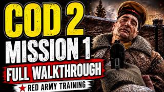 Call of Duty 2 Mission 1 Walkthrough | Red Army Training Gameplay | COD 2 Full PC Campaign
