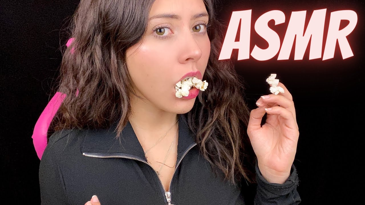 ASMR español ✨MUCHO CRUNCH CON PALOMITAS 🍿