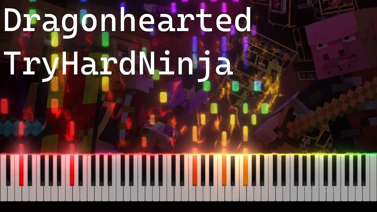 Dragonhearted - TryHardNinja Piano Tutorial [Nivek.Piano] - YouTube