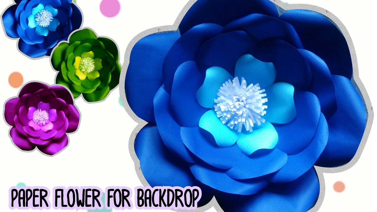 ดอกไม้กระดาษไซส์ใหญ่#2 | Giant Paper Flower for Backdrop