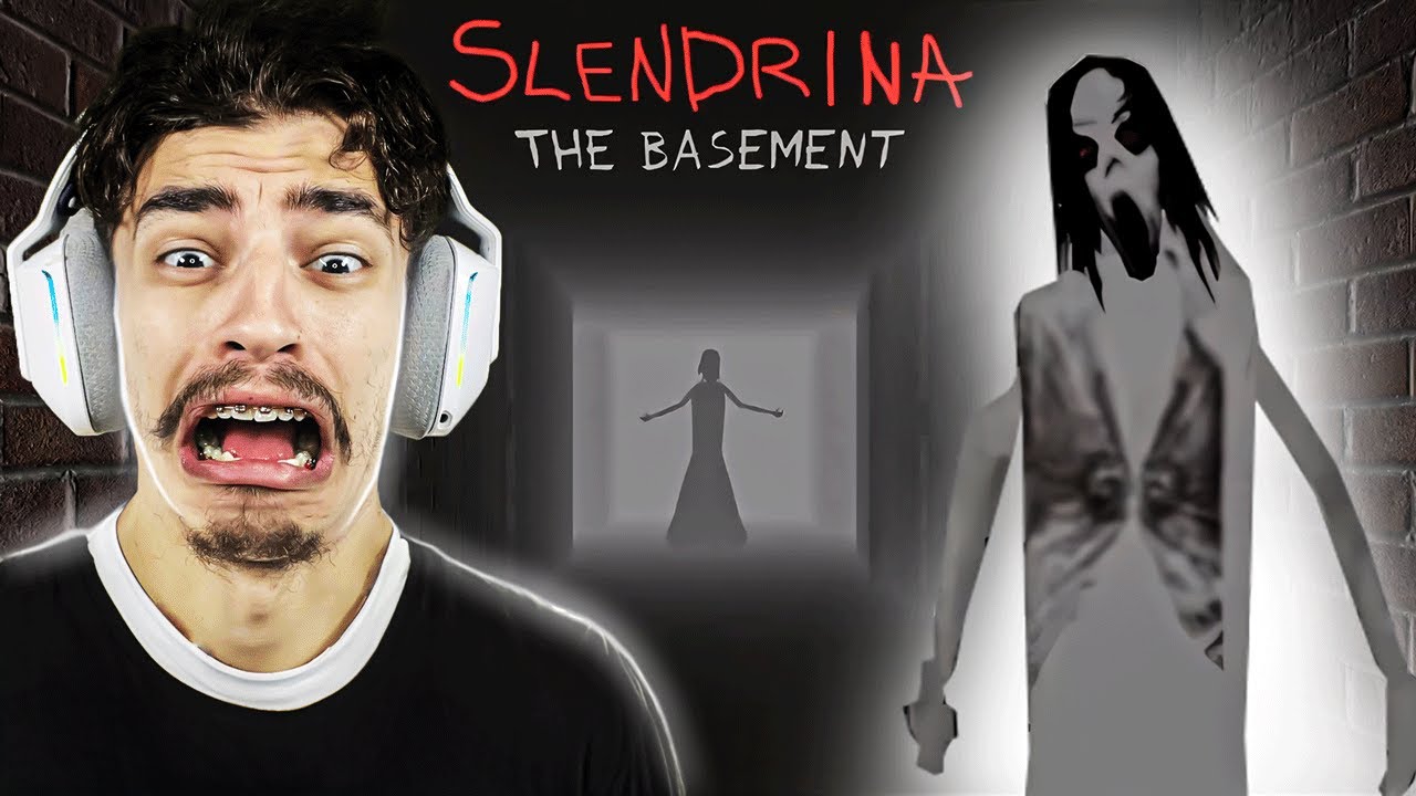 Bistecone jogando Slendrina The Basement - jogo de terror