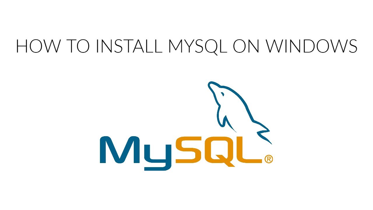 วิธี ติด ตั้ง mysql  Update  How to install latest version of  MySQL on Windows  32/64 bit