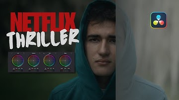 Netflix Thriller Look | DaVinci Resolve Color Grading Tutorial (NO PLUG-INS)