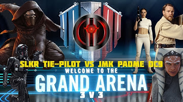 Slkr Tie Pilot DC9 vs JMK CAT Padme DC9 - Grand Arena - 3v3