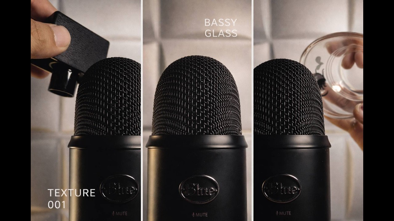 ASMR Texture Experiment 001 | Clicks & Resonant Glass