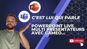 Powerpoint Live avec Microsoft Teams, mode multi présentateurs avec CAMEO, découvrez comment faire !