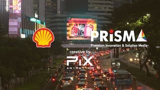 Multiverse 3D DOOH Campaign Shell Indonesia - Prisma Advertising