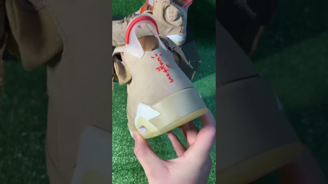 Nike Air Jordan 6 Travis Scott Cactus Jack 🌵🟤🌵. В комментариях ссылка, где можете приобрести