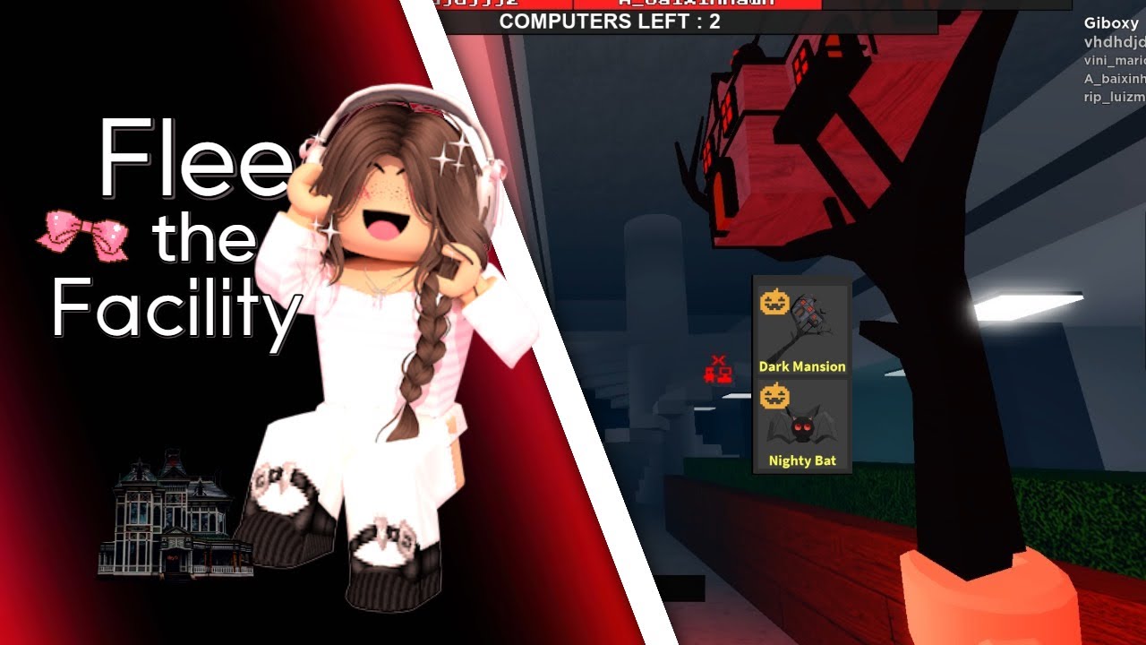 TESTANDO a DARK MANSION + (asmr keyboard) - Flee the Facility