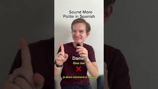 You might sound rude in Spanish 😳 say this instead ✔️ #LearnSpanish  #SpanishLanguage #SpanishClass