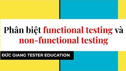 Q&A 7 - Phân biệt functional testing và non-functional testing #shortvideo  #shorts