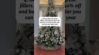Here’s some tips to decorate on a budget #christmastree #cristmasdecor #tips #turorial