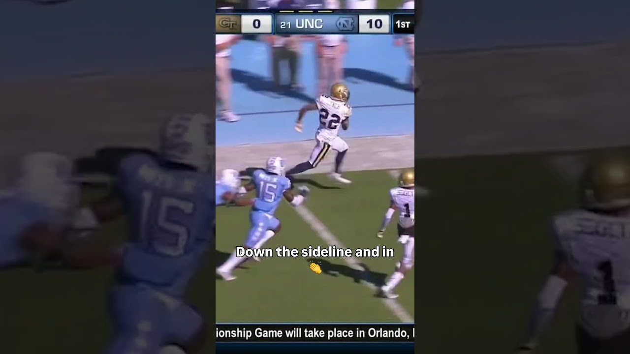 They couldn't catch him ๐ฅถ #georgiatech #accfootball #collegefootball