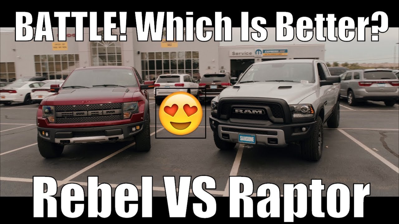 Ram Rebel VS Ford Raptor! Will The Rebel TRX Beat The Raptor?