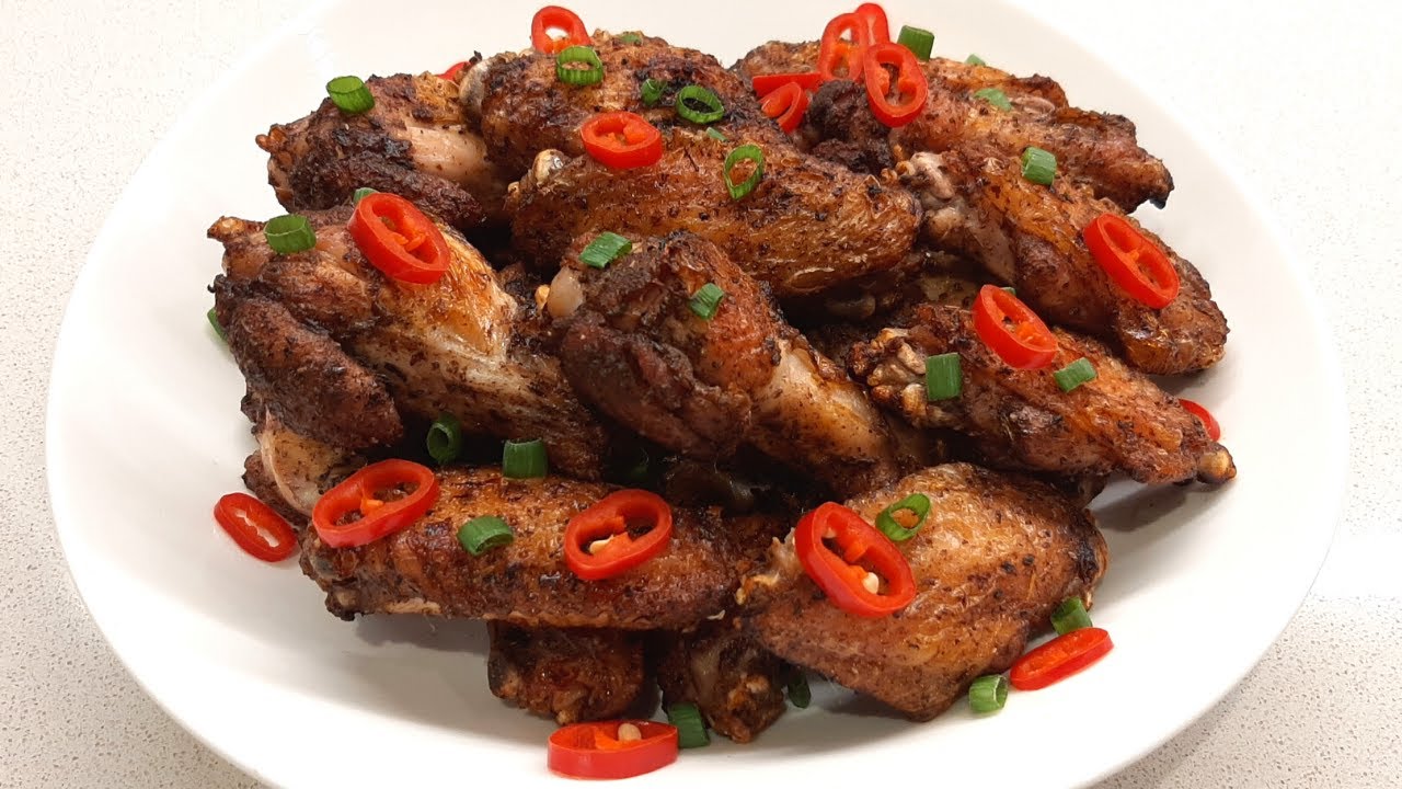 Oven Baked Jerk Chicken Wings (My Non Spicy Version) Dry Rub Trini