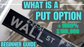 What Is A Put Option? Profit from Falling Stock Prices