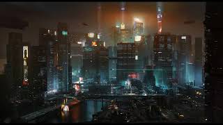 Scavenger Cityscape Cyberpunk HD Wall - KDE Store