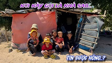 TỔ ẤM MONG MANH của cả gia đình dân tộc nghèo RAGLAI đông con, sống trong rừng../519