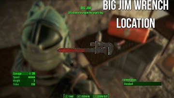 Fallout 4: Big Jim Wrench Location (Unique Melee Weapon)