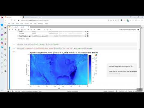 Using hvplot from holoviz.org to visualize GFS forecast model output