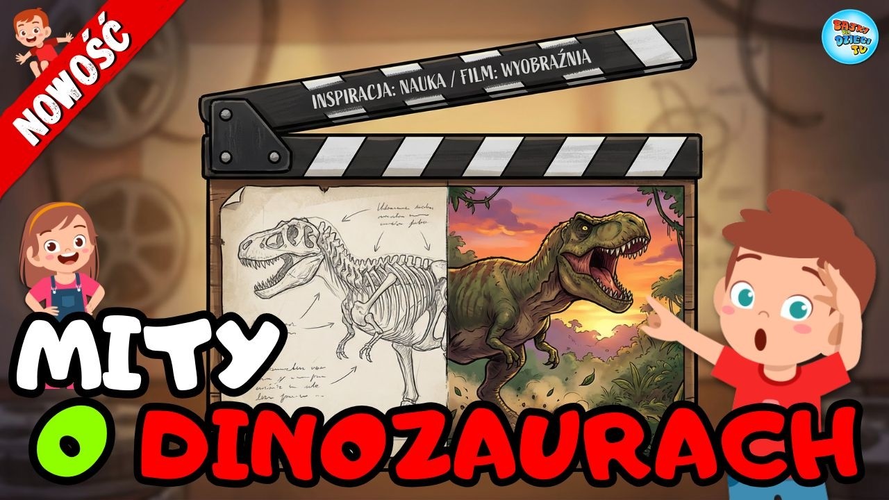🦖❓ KAROLEK i MITY o DINOZAURACH cz.1 – Błędy w Filmie i Nauce | Bajka edukacyjna dla Dzieci 🦕🔥