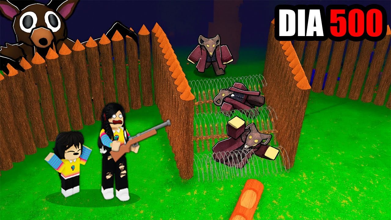 CONSTRUIMOS UN MEGA BUNKER PARA SOBREVIVIR 500 NOCHES EN EL BOSQUE | paolazgames