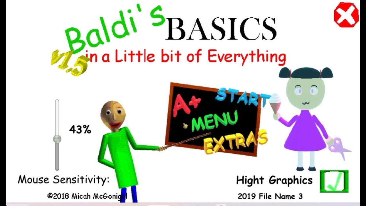 Baldi in a little bit of everything. Null Baldi's Basics.