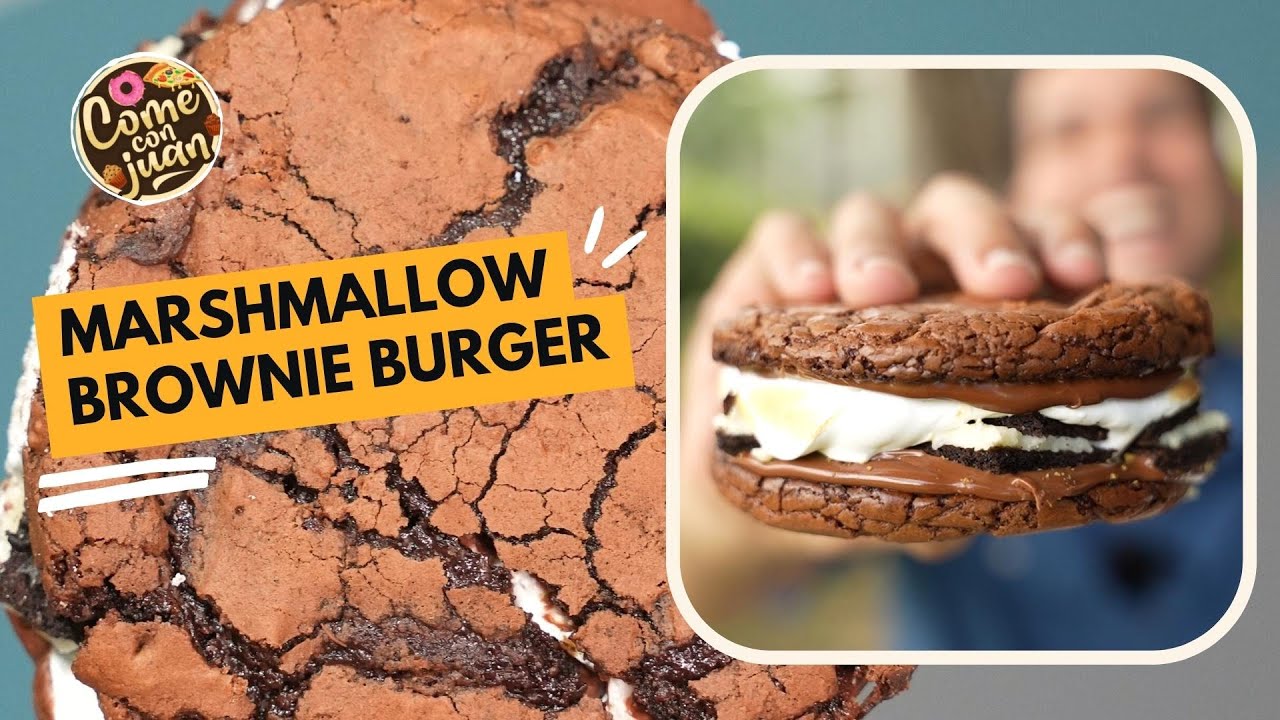 Un Marshmallow Brownie Burger!? Koko's Heaven Bake en Puerto Rico Come con Juan YouTube