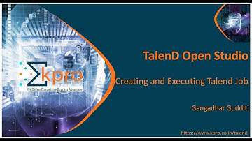 4. Talend Job Creation