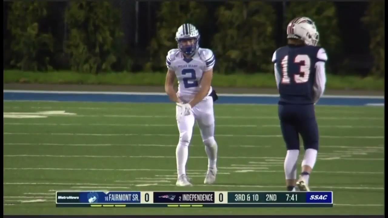 2022 West Virginia State Football AA Championship Fairmont Senior Evan