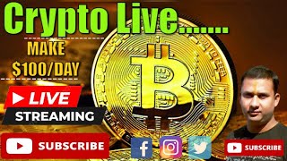 BTC Live | Bitcoin Live Trading In Hindi | Bitcoin Live Scalp Trading | 21 Dec | Crypto Trading Live
