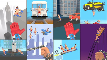 Hero Capture : Grab and Tear - 300 Levels - gameplay walkthrough #superheroes #taptoplayzone
