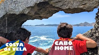 Galicia - Ría de Vigo. CABO HOME desde Donón, por la Costa da Vela (frente a las islas CÍES).