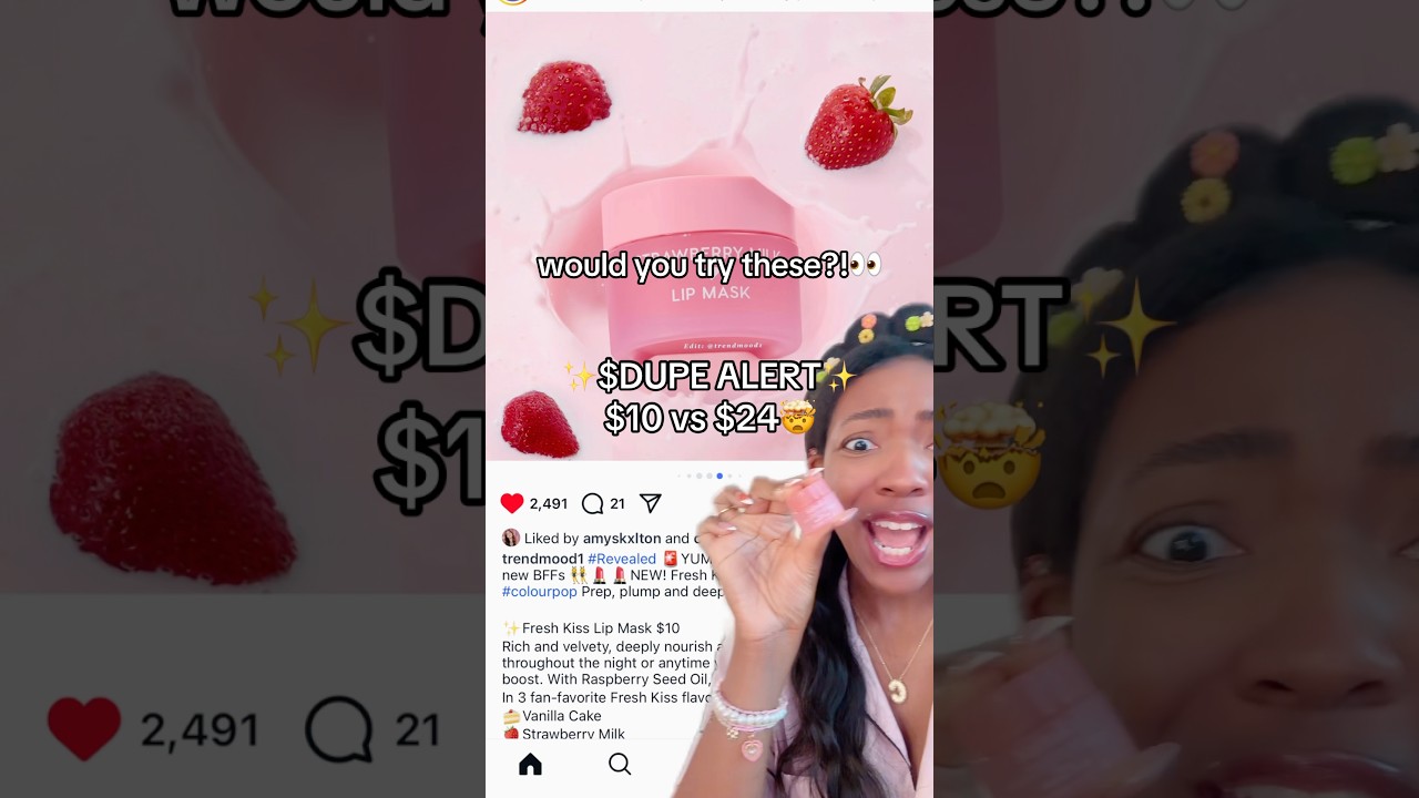 I Found a $10 LANEIGE Lip Mask?! 👀🍓