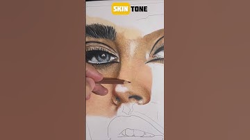 How to Make Skin Colour with Pencil Colours #shorts #howtodraw #realisticnose