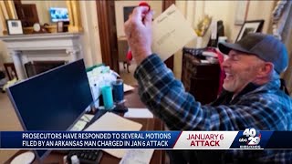 Prosecutors say Arkansas man should still be charged in Jan. 6 riot