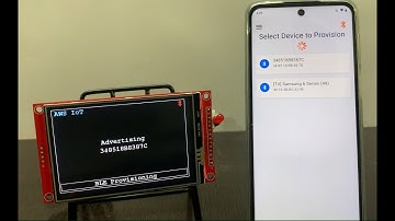 ESP32 AWS IoT BLE Device Provisioning