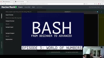BASH from beginner to advanced: Solutions to Hackerrank Challenges - Episode 3:  World of Numbers