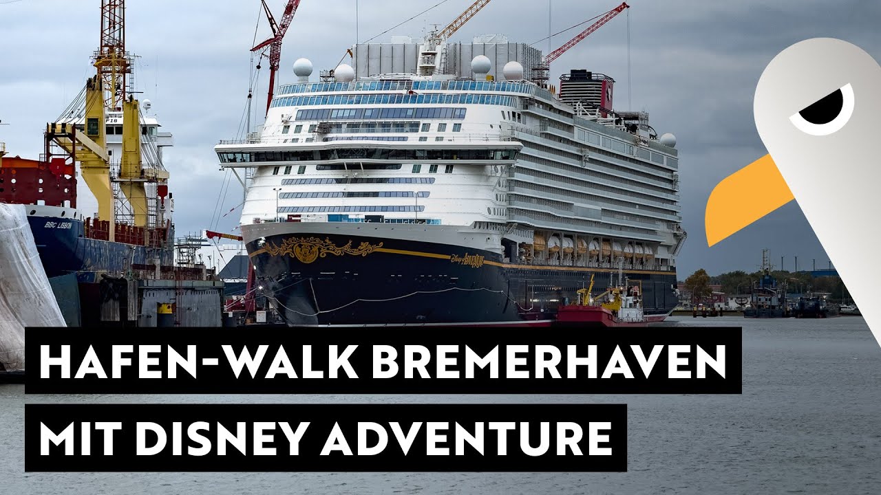 Hafen-Walk Bremerhaven 🛳️ mit Disney Adventure in der Werft (Gerda 09)