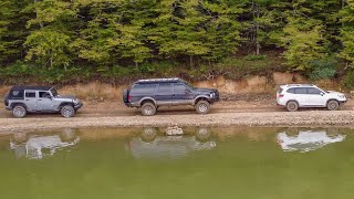 Subaru, Jeep, and Excursion at Turkey Bay OHV