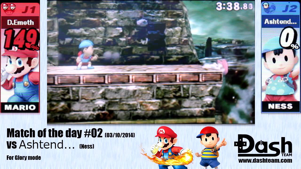 SSB3DS - Match of the day #02 - vs Ashtend... (Ness).