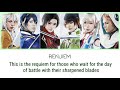 [ENG•ROM] Tatakau Mono No Requiem |Team Sanjou with Kashuu Kiyomitsu| Touken Ranbu Musical