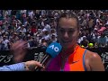 Aryna Sabalenka On-Court Interview | Australian Open 2026 Second Round
