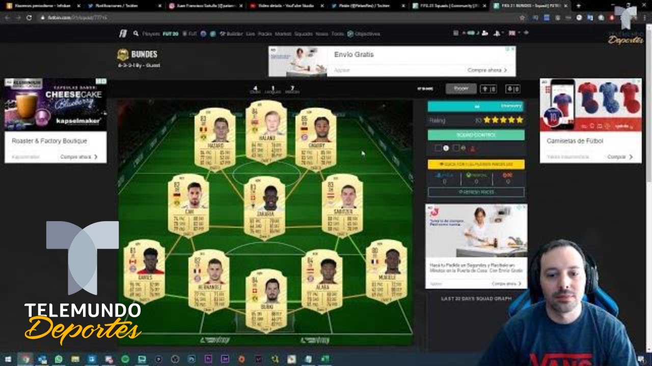 LIVE eSports | FIFA 21 | ¡Más ratings de FIFA22! Confirmada la fecha de WebApp! | Telemundo Deportes